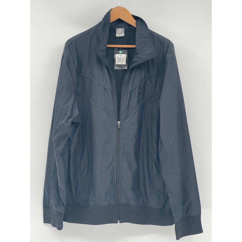 Nike Windbreaker Jacket Men's Size XXL Black‎ New